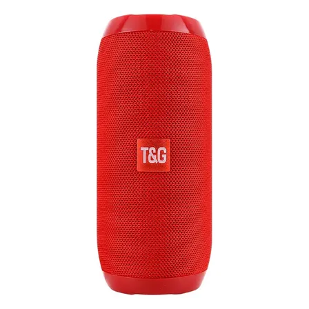 Caixinha De Som Portátil Bluetooth Radio Fm Pendrive Sd Alta Vermelho 127/220v