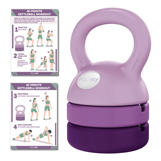Pesa Rusa Ajustable Polyfit Para Mujer De 2,3 Kg, 3,6 Kg, 5,