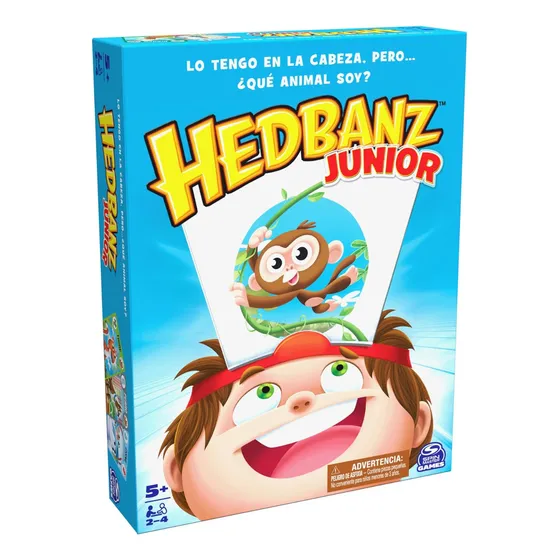 Hedbanz Junior, Juego Para Niños Pequeños Y Familia
