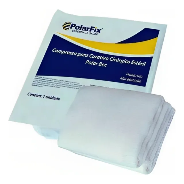 Compressa P/ Curativo Cirúrgica Estéril Polarfix 15x60 C/30
