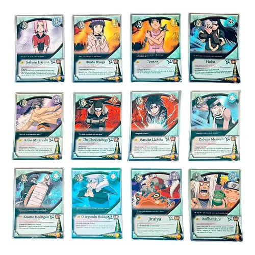 Cartas Promo 018/019/020/021 Original Tcg Ccg Naruto Kayou