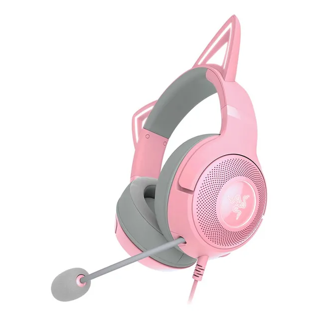 Audifono Razer Kraken Kitty V2 Usb Quartz, Color Rosa