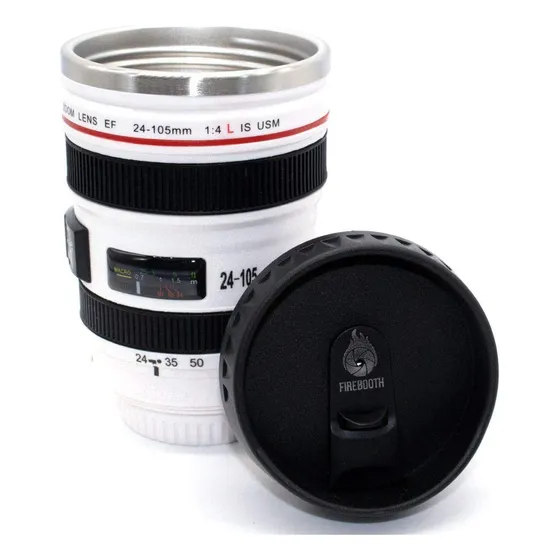 Vaso Creativo Lente Camara Canon Termico Taza Contigo Nikon
