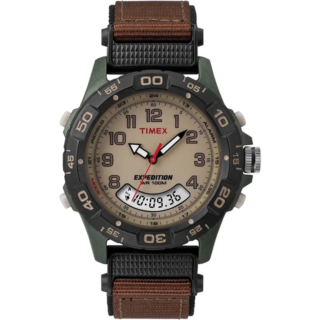 Combo De Resina Timex T45181 Expedition De Nailon Marrón/ver