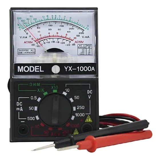 Multimetro Digital Tester Analogico Acv Dcv Dca Portatil