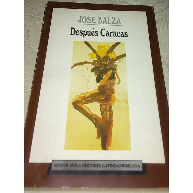 Libro Después Caracas José Balza 