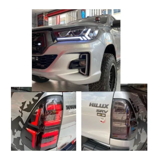 Faros Y Stop De Lujo Led Toyota Hilux 2017 - 2021 Nuevos