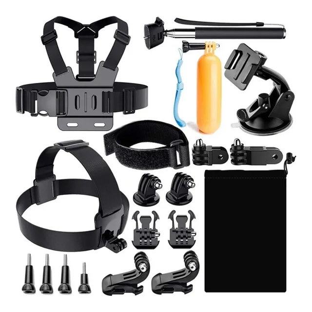 Kit Accesorios Gopro 19 En 1 Cámara Deportiva Sjcam 56 7 8 9