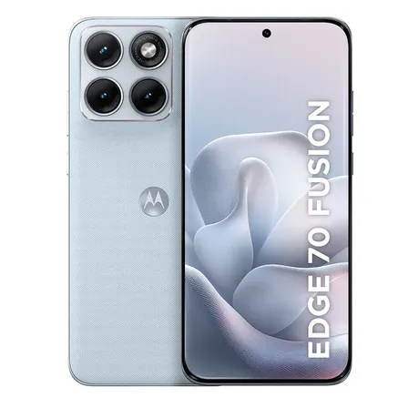 Smartphone Motorola Edge 70 Fusion 5g - 256gb 24gb (8gb Ram + 16gb Ram Boost), Camera 50mp Sony Lytia 710, Tela 1.5k Extreme Amoled 144hz - Branco