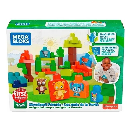 Mega Bloks Amigos Del Bosque (70 Piezas)