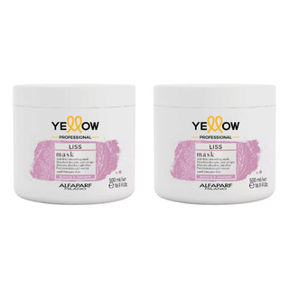 2 Mascaras Mask Liss Keratin Anti-frizz Liso Yellow 500ml 2 Mascaras Mask Liss Keratin Anti-frizz Liso Yellow 500ml