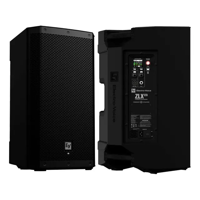 2 altavoces activos ZLX-12P-G2 1000 W Ev, color negro, 110 V/220 V
