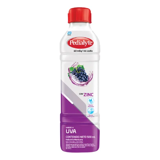 Pedialyte Suplemento Nutricional Rehidratante X 500ml Uva