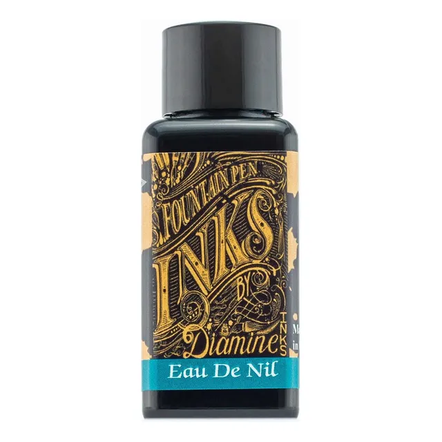 Botella De Tinta Para Lapicera Fuente 30 Ml Color Azul Teal