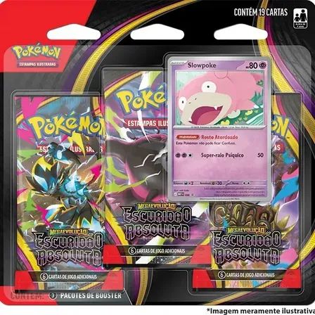 Blister Triplo Pokémon ME05 Escuridão Absoluta