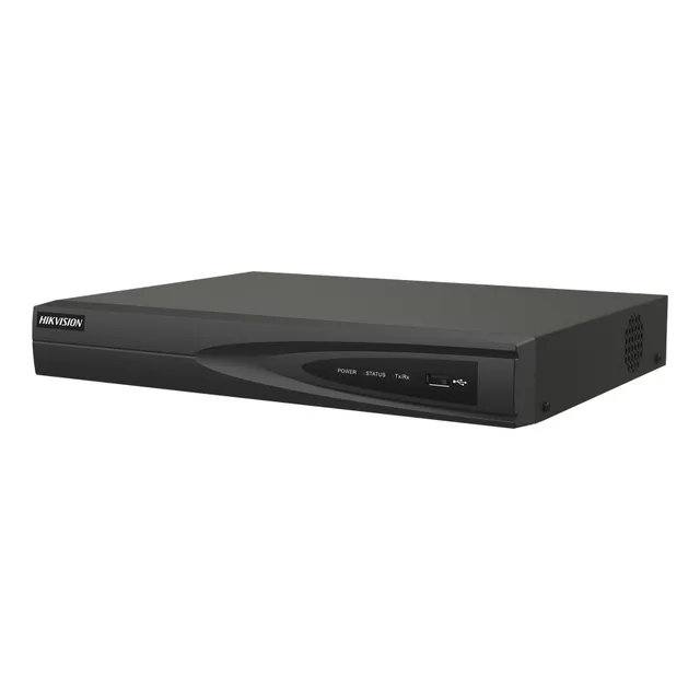 Nvr 8mp 4k 8 Canales Ip 8 Puertos Poe+ 1 Bahía Disco Duro Hikvision DS-7608NI-Q1/8P(D) 110V