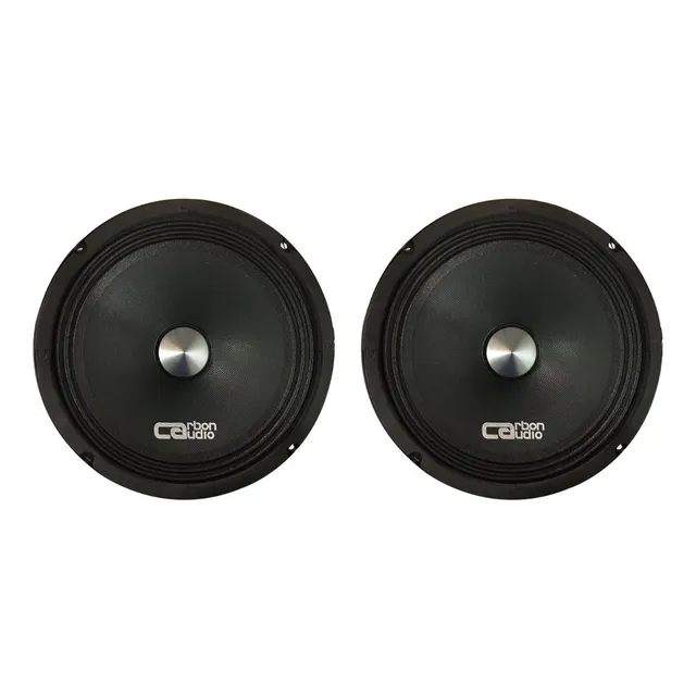 Par De Medios Rangos 8 Pulgadas Carbon Audio 700w Open Show