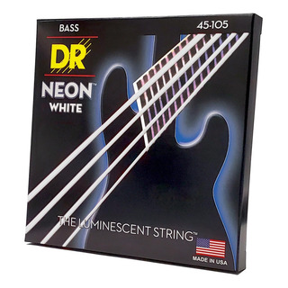 Dr Strings Hi-def Neon-white Silver Nickel Plated 4 Bass ... Dr Strings Hi-def Neon-white Silver Nickel Plated 4 Bass ...