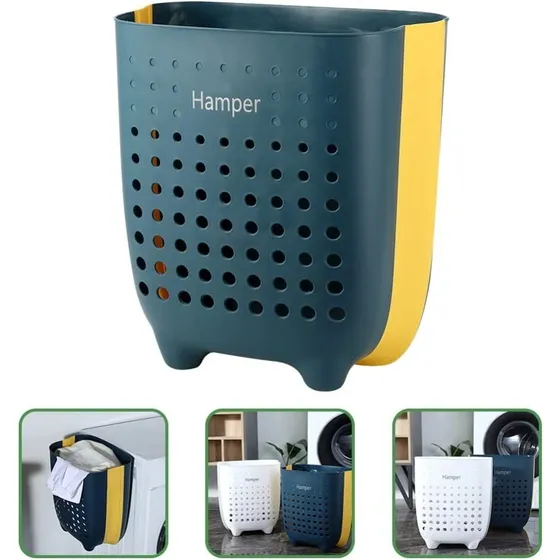 Cesta Para Ropa Plegable De Fácil Transporte