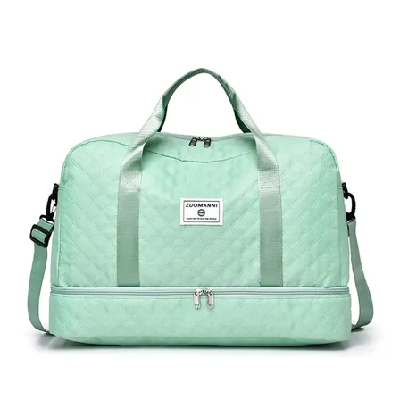 Bolsa Mala De Mão 10kg Feminina De Bordo Viagem Academia Grande Verde Claro