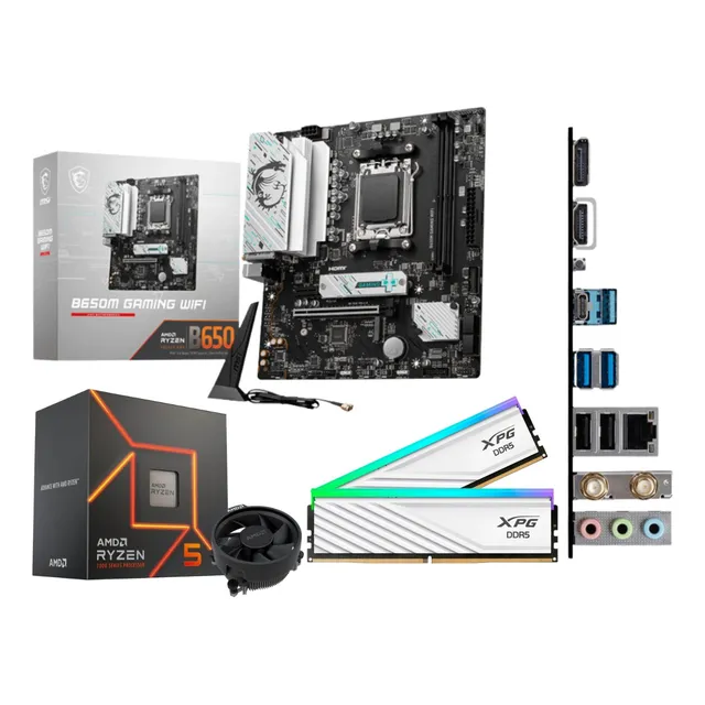 Kit Actualizacion Ryzen 5 7600, 32gb Ddr5, Msi B650m-a Wifi