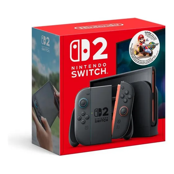 Consola Nintendo Switch 2 Mario Kart World Bundle 256gb