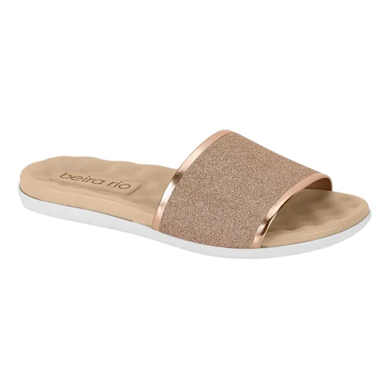 Chinelo Slide Tela Shine Feminino Ortopédico Confortável 