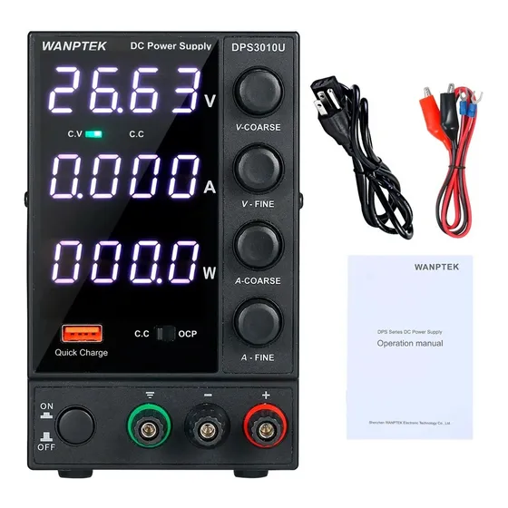 Fuente De Alimentación Regulable 30v 10a Wanptek Laboratorio