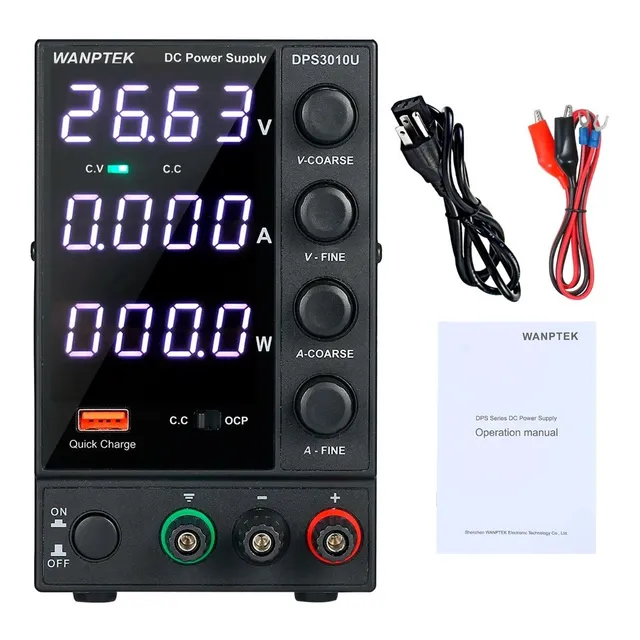 Fuente De Alimentación Regulable 30v 10a Wanptek Laboratorio