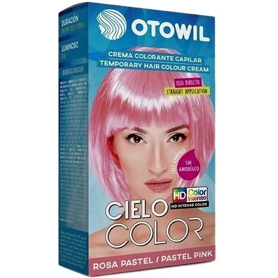 Tintura Otowil Fantasia Cielo Color Sin Amoniaco Caja X 6