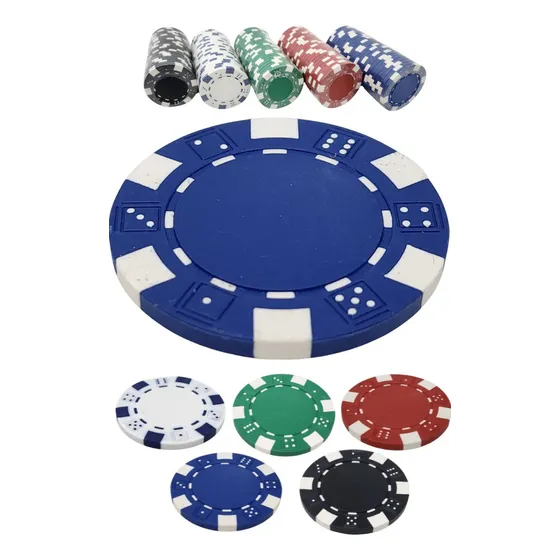 Tubo X 25 Fichas Lisas De Poker De 11.5 Grs