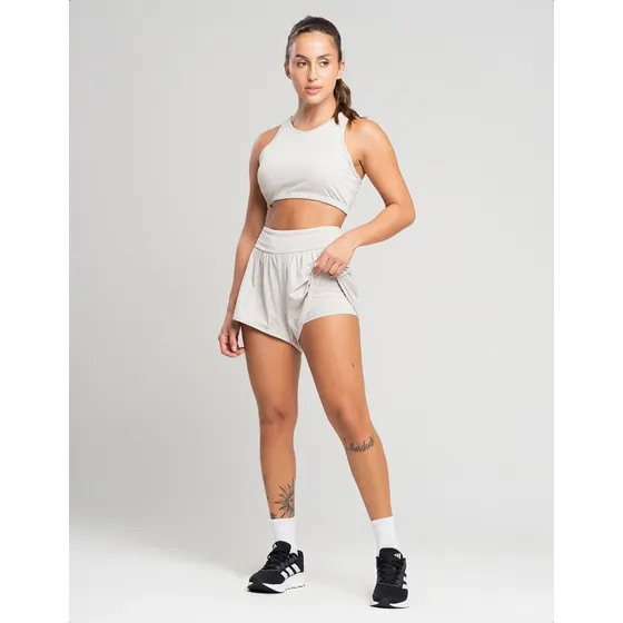 Conjunto Fitness Top Short Roupa Academia Feminino Treino