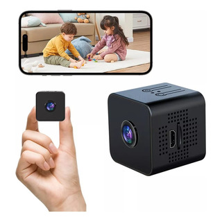 Mini Cámara Espía Wifi 2.4g Inalambrica Con Visión Nocturna 1080p Full Hd Hotu X1 Color Negro Mini Cámara Espía Wifi 2.4g Inalambrica Con Visión Nocturna 1080p Full Hd Hotu X1 Color Negro