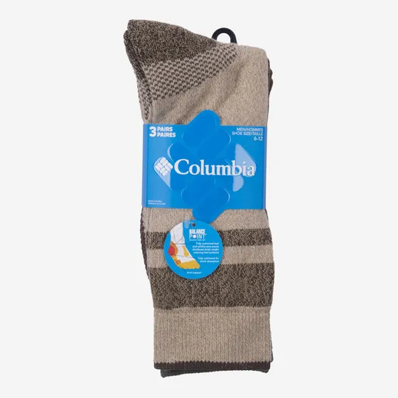 Medias Columbia Hombre Balance Point Crew Multicolor