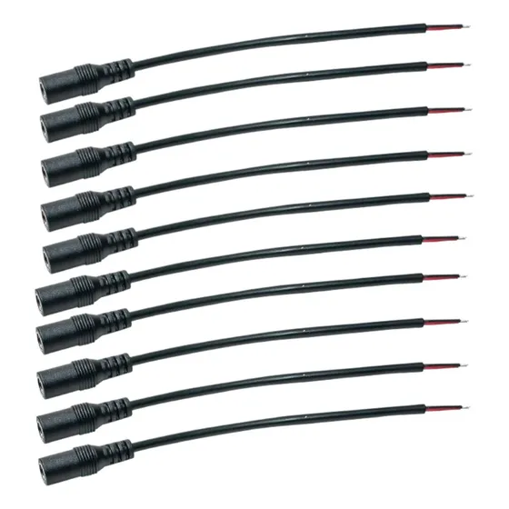 10 Conector Dc 12v Hembra Para Tira Led Equipos A 12 Volts