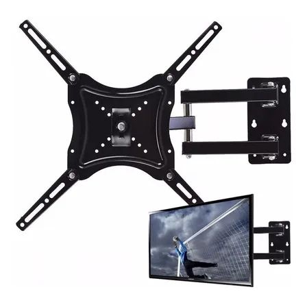 Soporte De Pared Para Tv / Monitor De 14 A 55 Pulgadas Negro