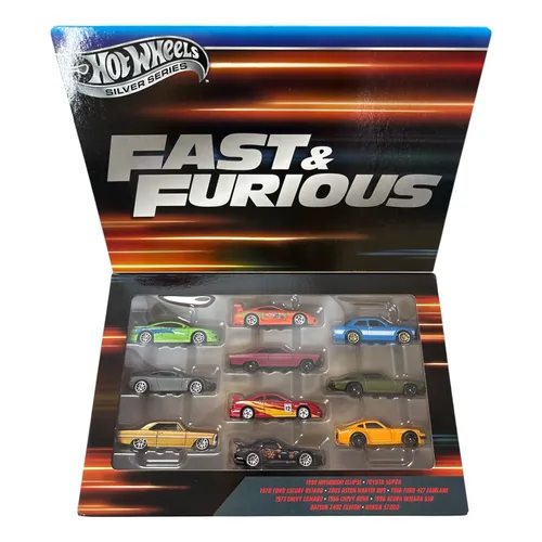 Hot Wheels Fast & Furious 10台セット 1BOX分 Hot Wheels Fast Furious Velozes Furiosos Box Caixa C/10 Mini