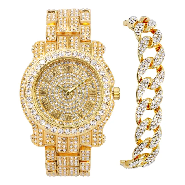 Techno Pave Hombres 45mm Avanzado Reloj De Coral 9kfdt