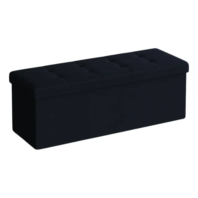 Organizador Baúl Banco Plegable Almacenamiento Pie De Cama