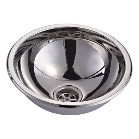 Bacha Redonda Acero Inoxidable Ideal Casa Rodante Motorhome