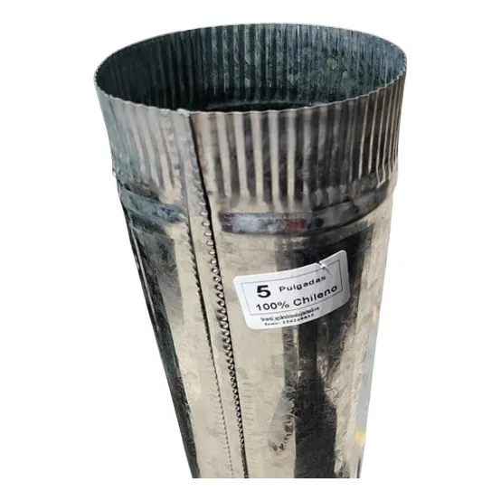 Tubo 5 PuLG Galvanizado 0.35 Mm