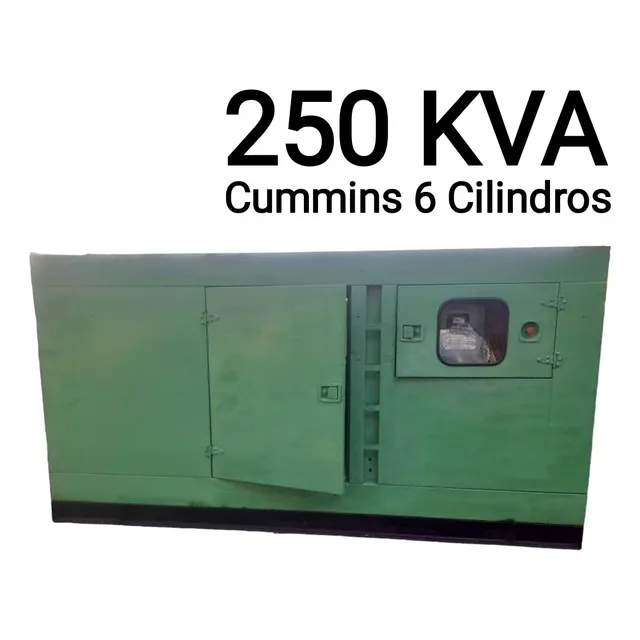 Generador Planta Eléctrica 250 Kva Cummins 6 Cilindros 