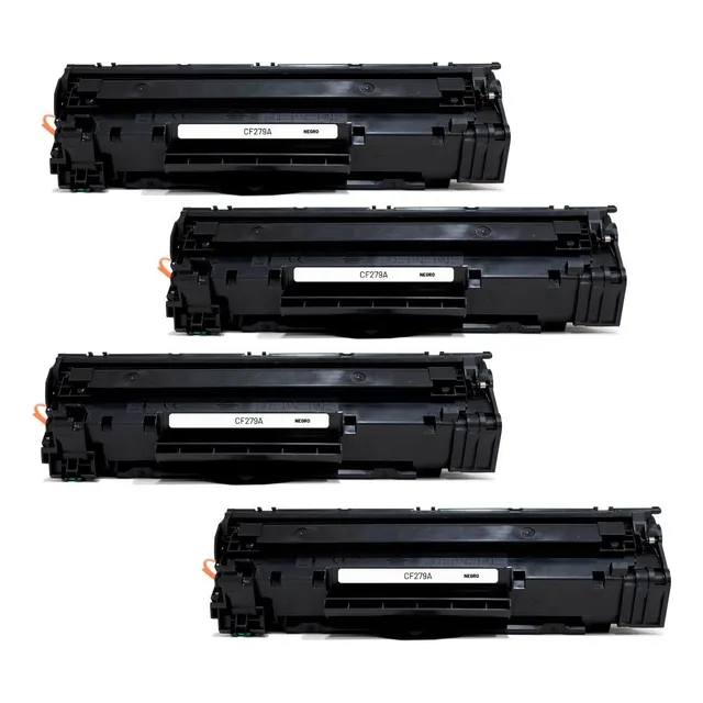 Toner Cf279a 79a Compatible Hp M12 Mfp M76 Cuatro Pack 4piez