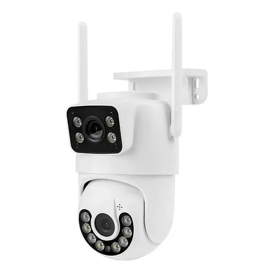 Camera Segurança A29 Yoosee Prova Dagua Lente Dupla Intercel Branco