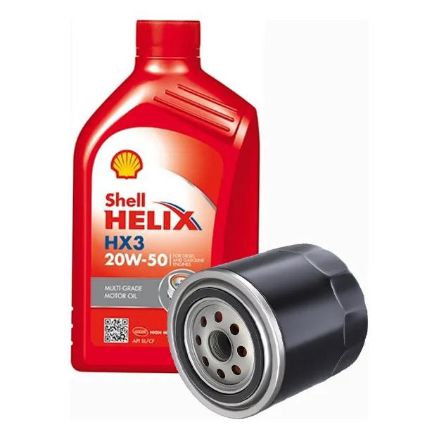 Cambio De Aceite Ford Escort 20w50 Shell + Filtro.