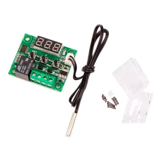 W1209 Digital + Sensor + Caja Acrílica Case Protector Nuevos