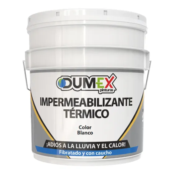 Impermeabilizante Dumex 3 Años Blanco Reduce Calor 19l