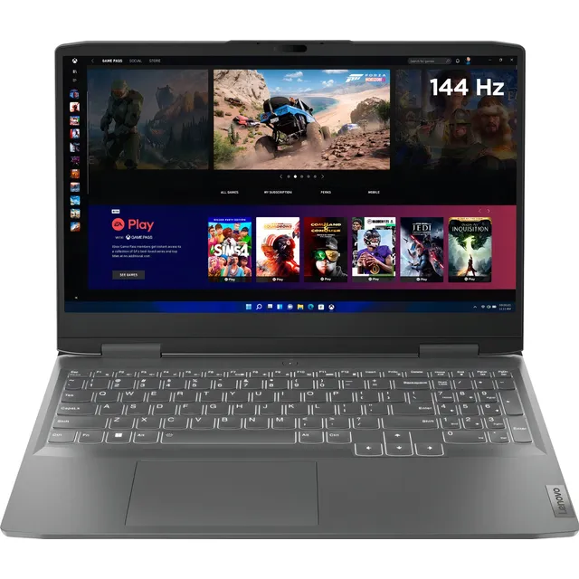 Notebook gamer Lenovo LOQ 15IRH8 negra 15.6" Intel Core i5 13420H 8GB de RAM 1TB SSD NVIDIA GeForce RTX 3050 144 Hz 1920x1080px Windows 11 Home