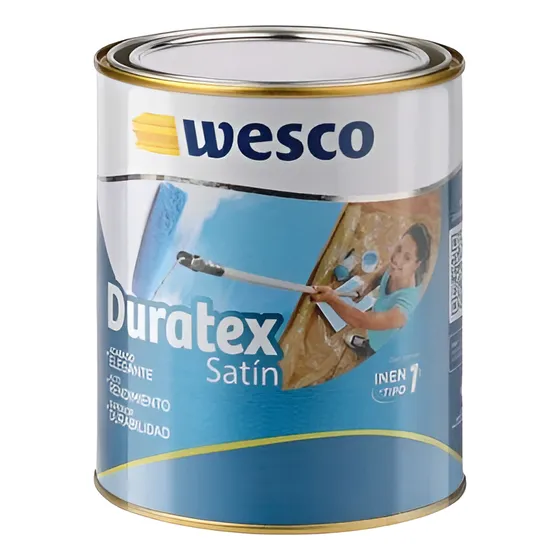 Pintura Duratex Satin Blanco Litro Wesco
