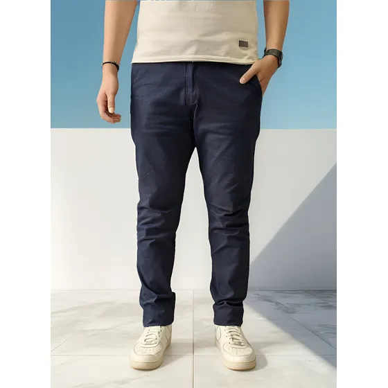 Pantalon Gabardina Corte Chino De Hombre
